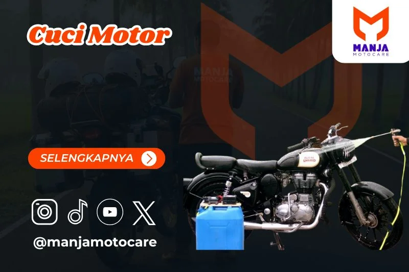 Cuci Bersih, Berkendara Nyaman: BCM Badak Cuci Motor di Cilacap